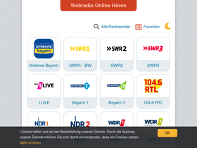 'online-webradio.com' screenshot