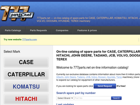 '777parts.net' screenshot