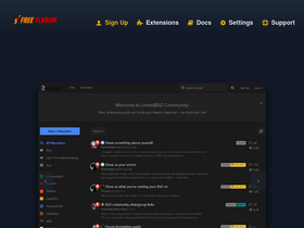 'freeflarum.com' screenshot