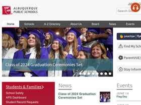 'aps.edu' screenshot