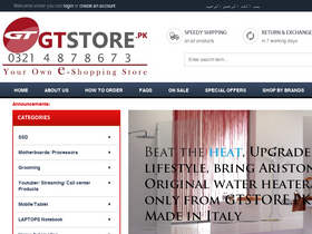 'gtstore.pk' screenshot