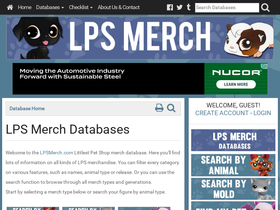 'lpsmerch.com' screenshot