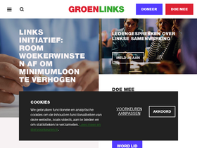 'groenlinks.nl' screenshot