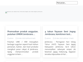 'lpse.jembranakab.go.id' screenshot