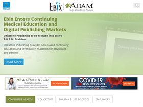 'adam.com' screenshot