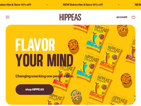 HIPPEAS homepage screenshot