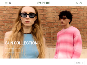 Kypers Us homepage screenshot
