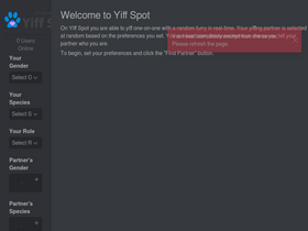 'yiffspot.com' screenshot