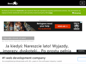'besty.pl' screenshot