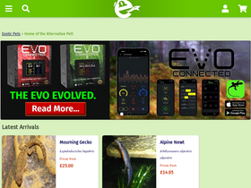'exotic-pets.co.uk' screenshot