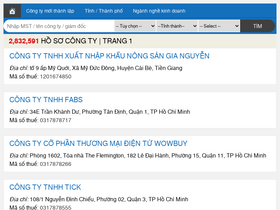 'hosocongty.vn' screenshot