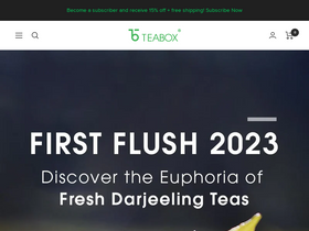 'teabox.com' screenshot