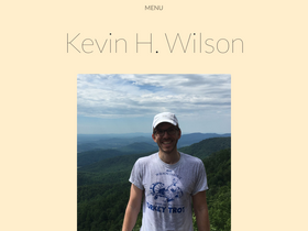 'kevinhayeswilson.com' screenshot