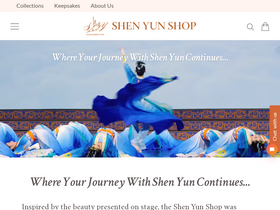 'shenyunshop.com' screenshot