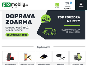 'promobily.cz' screenshot