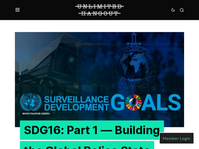 'unlimitedhangout.com' screenshot