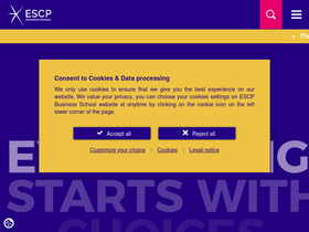 'escp.eu' screenshot
