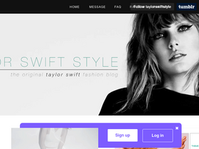 'taylorswiftstyle.com' screenshot