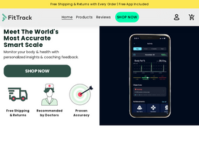 'getfittrack.com' screenshot