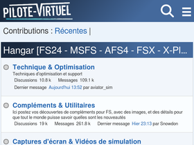 'pilote-virtuel.com' screenshot