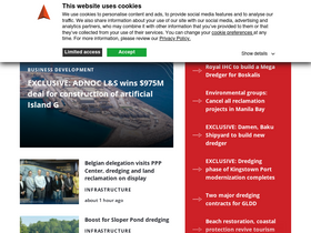 'dredgingtoday.com' screenshot