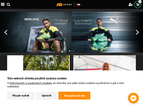 'adsport.cz' screenshot