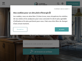 'lamaisonsaintgobain.fr' screenshot