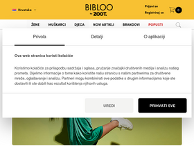 'bibloo.hr' screenshot