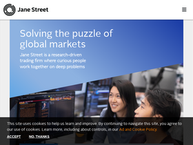 'janestreet.com' screenshot