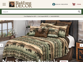 'blackforestdecor.com' screenshot