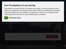 'finde-offen.de' screenshot