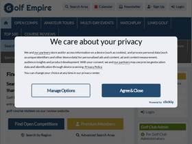 'golfempire.co.uk' screenshot