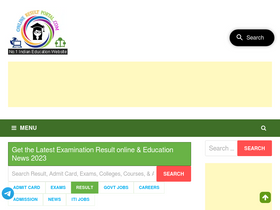 'onlineresultportal.com' screenshot