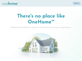 'onehome.com' screenshot