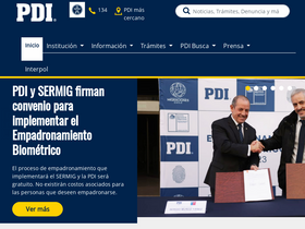 'pdichile.cl' screenshot