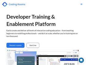 'codingrooms.com' screenshot