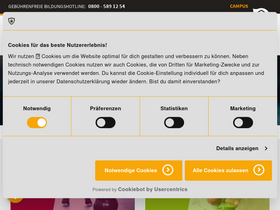 'academyofsports.de' screenshot