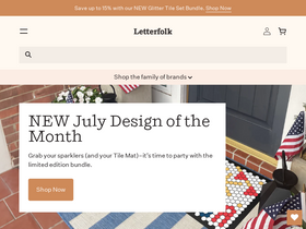 'letterfolk.com' screenshot