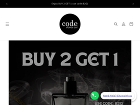 codeperfume.in homepage screenshot