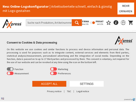 'arbeitsschutz-express.de' screenshot