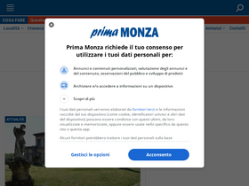 'primamonza.it' screenshot