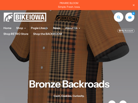 bikeiowa.store homepage screenshot