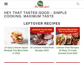 'heythattastesgood.com' screenshot