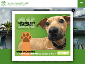 'hawaiianhumane.org' screenshot