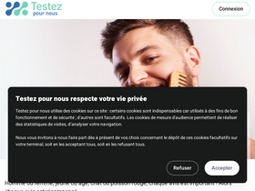 'testezpournous.fr' screenshot