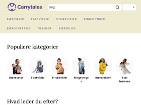Carrytales homepage screenshot