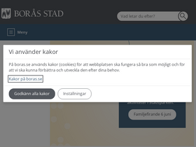 'boras.se' screenshot