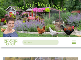 'the-chicken-chick.com' screenshot