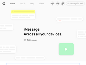 'airmessage.org' screenshot