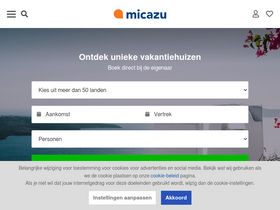 'micazu.nl' screenshot